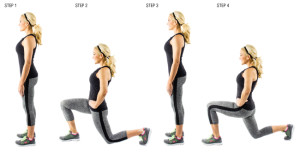 Cellulite exercises walking lunges also as exercises for runners