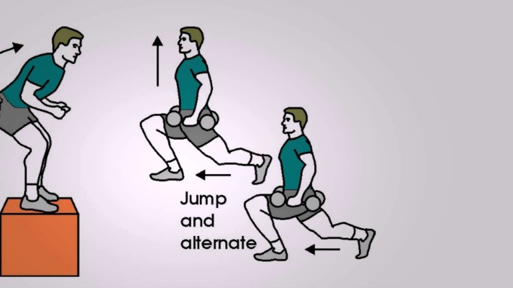 Jump and alternate exercises for runners