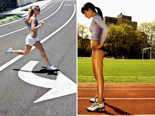 Fit legs of running sportsmen legs of runners