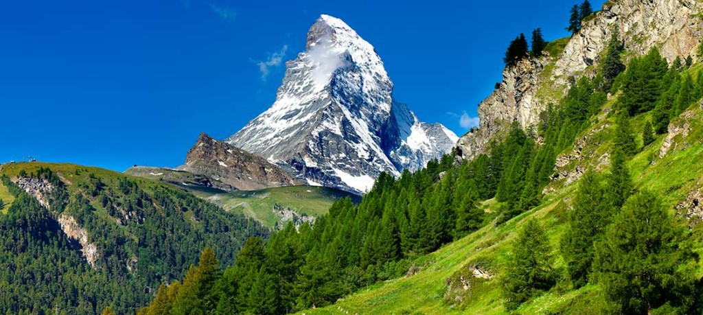 Standing tall Matterhorn switzerland