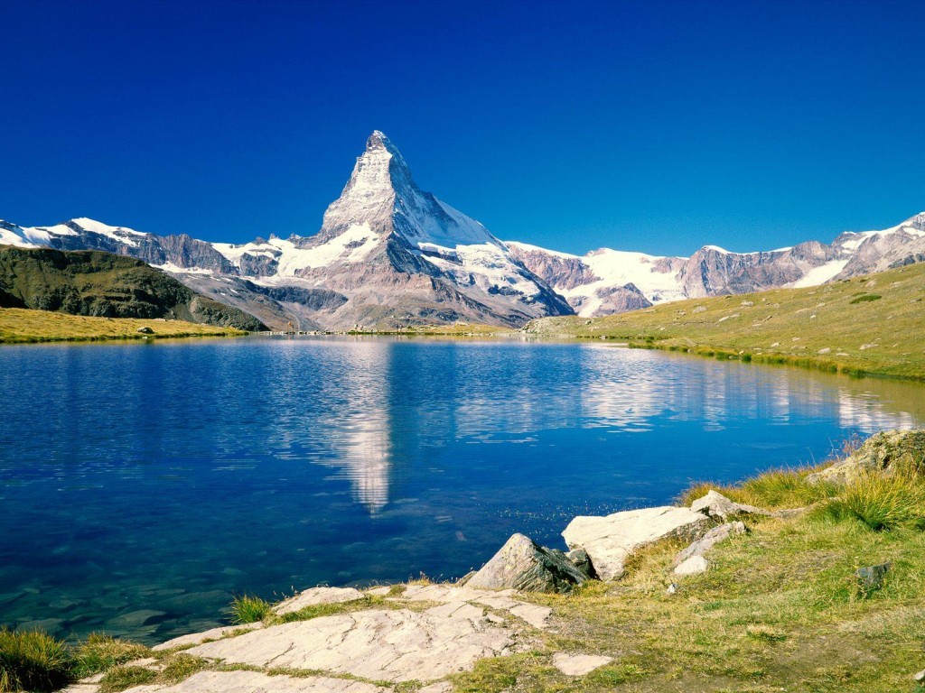Matterhorn Switzerland mountain and lake
