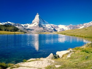 Matterhorn Switzerland mountain and lake