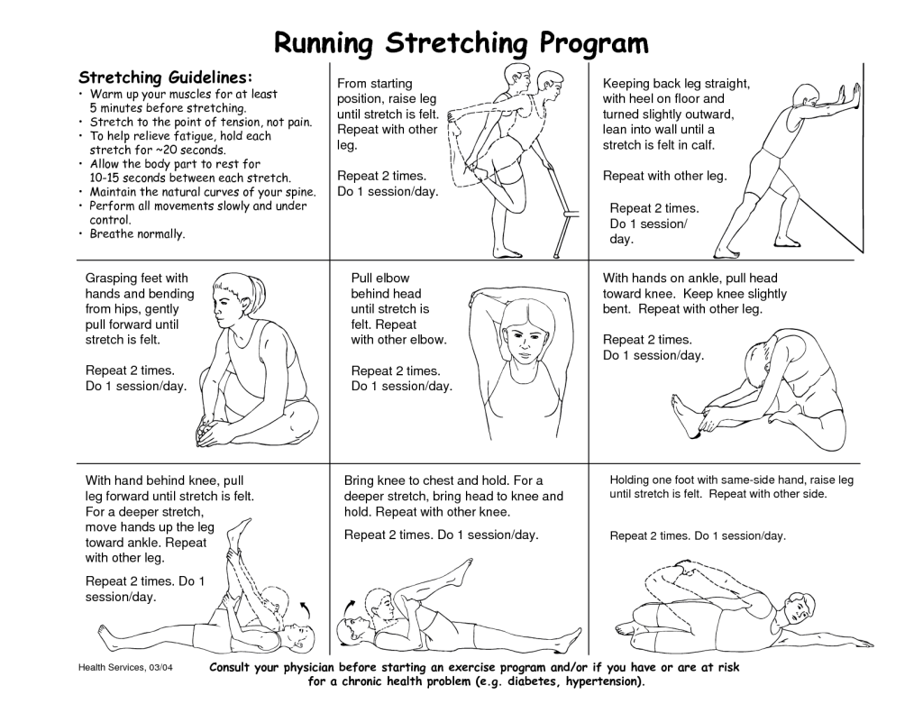 Stretching post running to prevent injuries stretches for runners ...