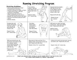 Stretching post running to prevent injuries stretches for runners