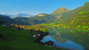 Switzerland mountain landscape lungern