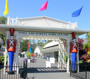 Oaks Amusement Park entrance Portland Oregon
