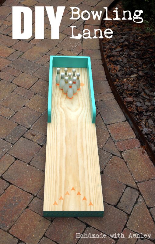 How to make a small outdoor bowling lane for kids