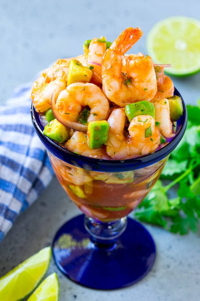 New Year Food Ideas Mexican Cocktail Shrimp - Truly Hand Picked
