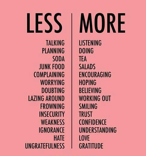 New Year 2019 Resolution Ideas What to Do More and Less