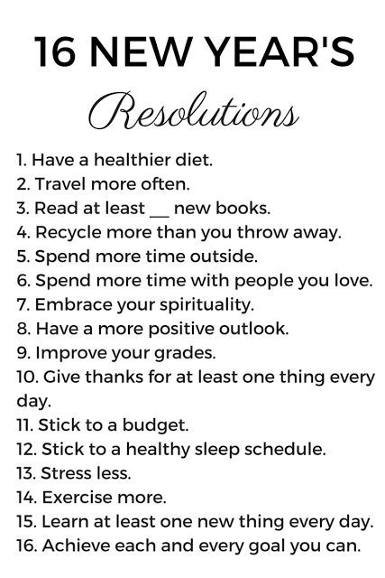 Simple New Years Resolution Ideas You can Try