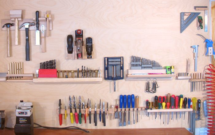 37 Smart and Trendy DIY Wall Tool Holder