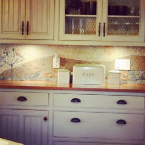 1 Sophisticated Mosaic Kitchen Backsplash Idea