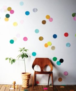 11 Chic and Colorful Confetti Wall Effect Suits Best to a Bright Wall Area of your House