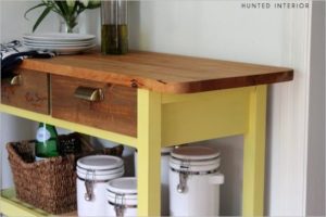 4 Classy Wine Crate DIY IKEA hack with Drawer Fronts and a Large UndertheDrawer Storage Shelf