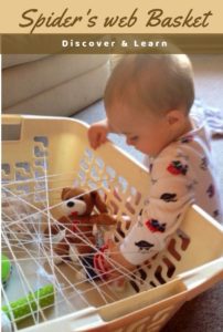 DIY Baby Stuff: Discover and Learn Spider’s Web Basket