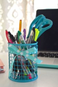 17 DIY Simple Pencil Cup with Pretty Ribbon Dcor Worth 2 for a ClutterFree Desk