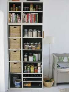 2 Hugely Extended Dramatic DIY IKEA Kitchen Cabinet with Open Shelving Style