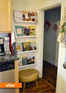 13 Inbuilt IKEA Wall Shelves for Storing Cooking Book in Your Kitchen inbetween the Space of Cou ...