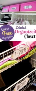 Labeled Organized Closet Storage Ideas: Stress-Free Crisp and Clear Labeled Closet