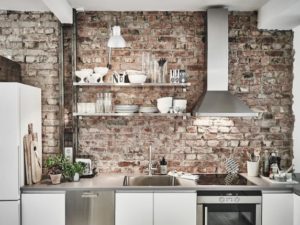3 Rustic BrickStyle Kitchen Look with Reclaim Wood Dcor or Vintage Tile Base