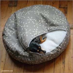 Cozy Burrow Dog Bed