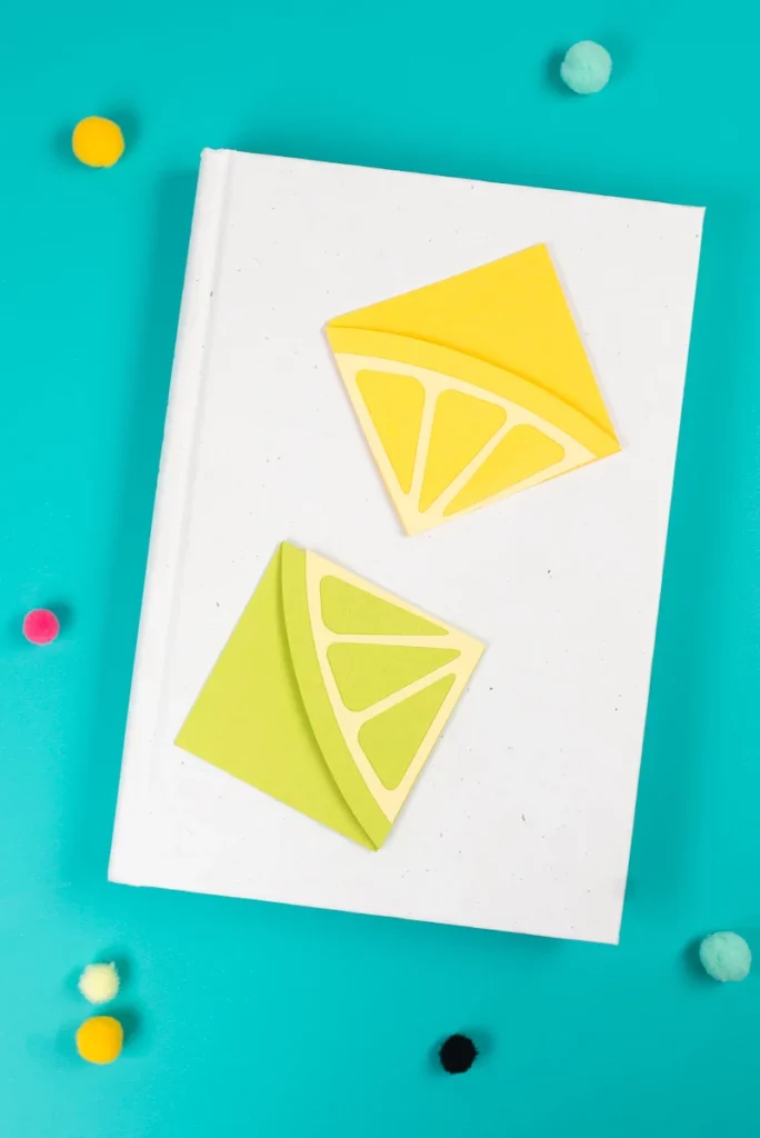 Corner Bookmarks Paper Craft Designs Fruit Flavour