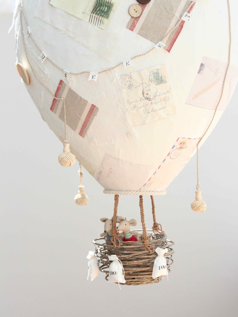 Giant Paper Mache Hot Air Balloon - Truly Hand Picked