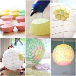 Super Creative Cupcake Liner Lantern