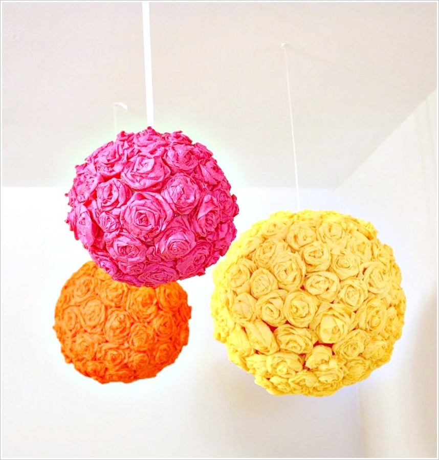 Spectacular Tissue Paper Flower Lantern