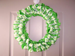 DIY Ribbon Wreath Tutorial by BabsMadeIt