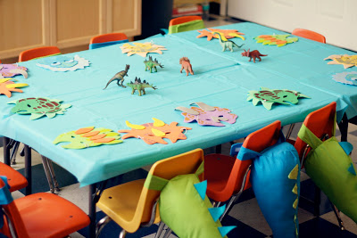 Dino Themed Table Decor for Kids