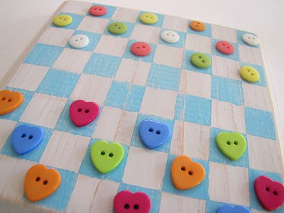 An Easy Tutorial for Button Checkers Board Craft