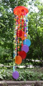 DIY Button Wind Chimes with Nice Color Stroke
