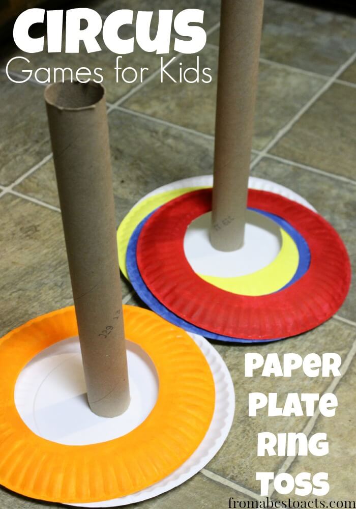 Paper Plate Ringtoss Gaming Craft