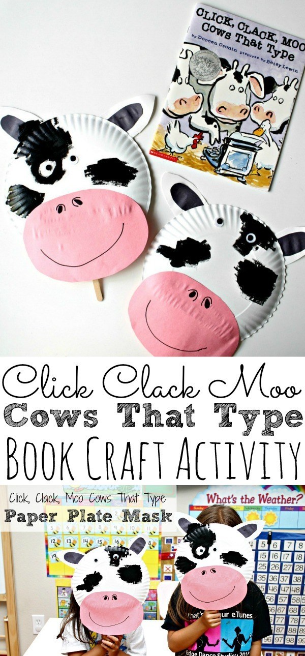 Moo Cows Paper Plate Mask