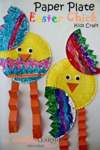 Paper Plate Easter Chicks as Quick and Bold Kids Craft