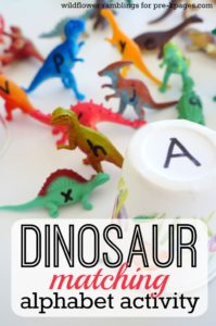 Dinosaur Alphabet Matching Game Idea: A Smart Dino Activity