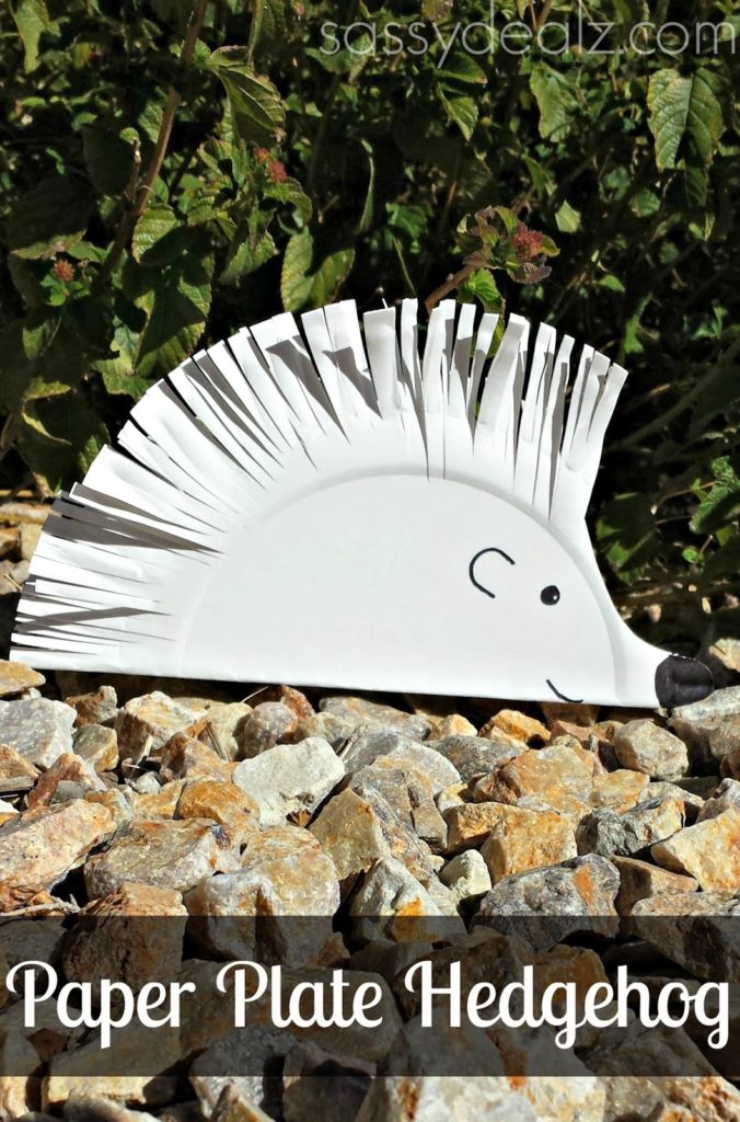 DIY Hedgehog: Paper Plate Craft
