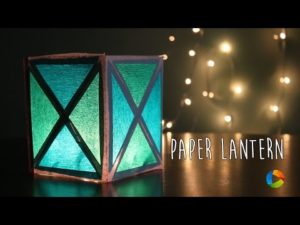 DIY Paper Craft: Paper Lantern Tutorial