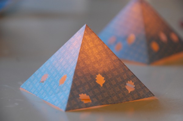 Majestic DIY Paper Pyramid Lantern