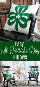 St. Patrick’s Day DIY Pillow Cover