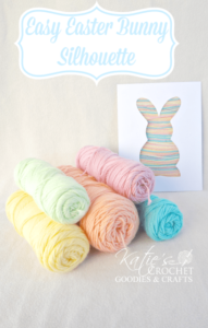 Super Simple Easter Bunny Silhouette: A Quick & Easy Yarn Craft for Toddler
