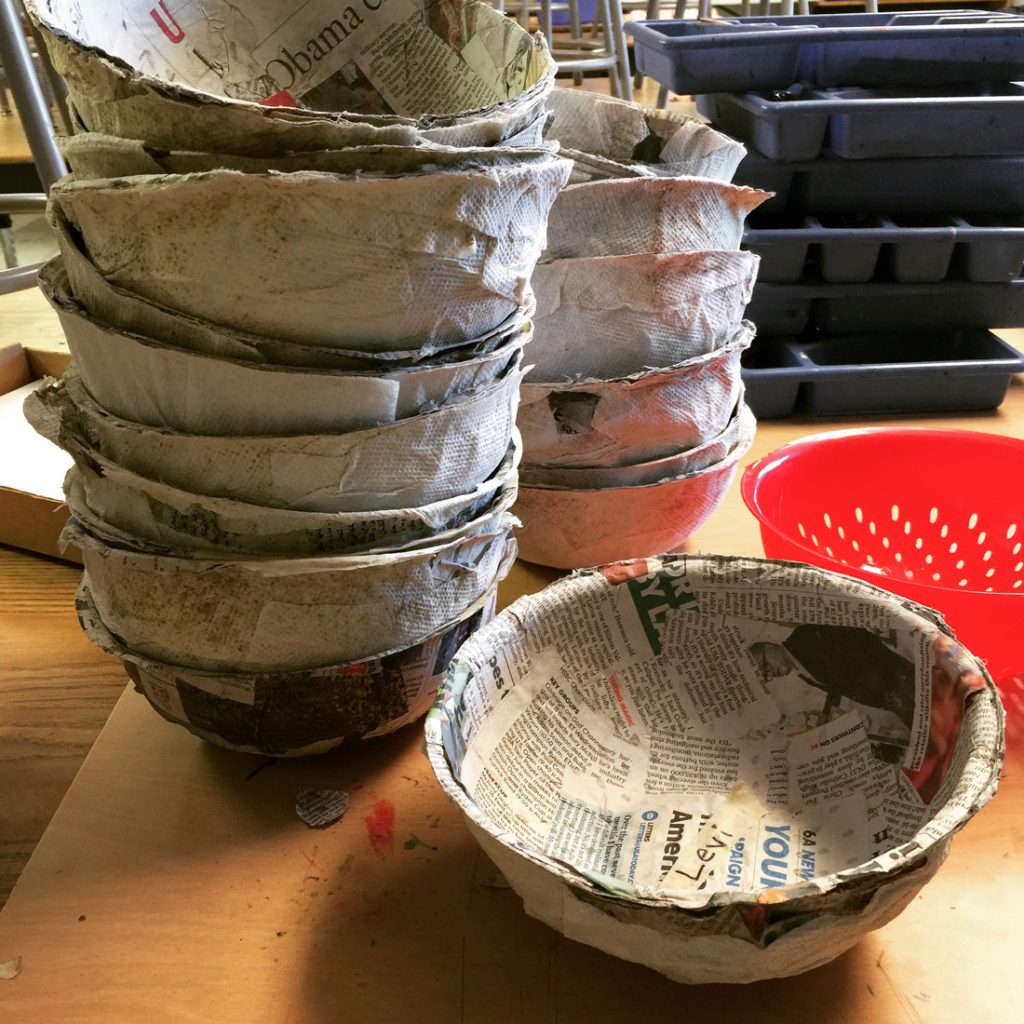 Easy Art Project Ideas for Kids – Paper Mache Bowls