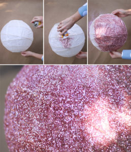 DIY Glittery and Colorful Disco Ball