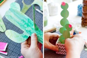 DIY Handmade Succulent Paper Cactus for Decoration
