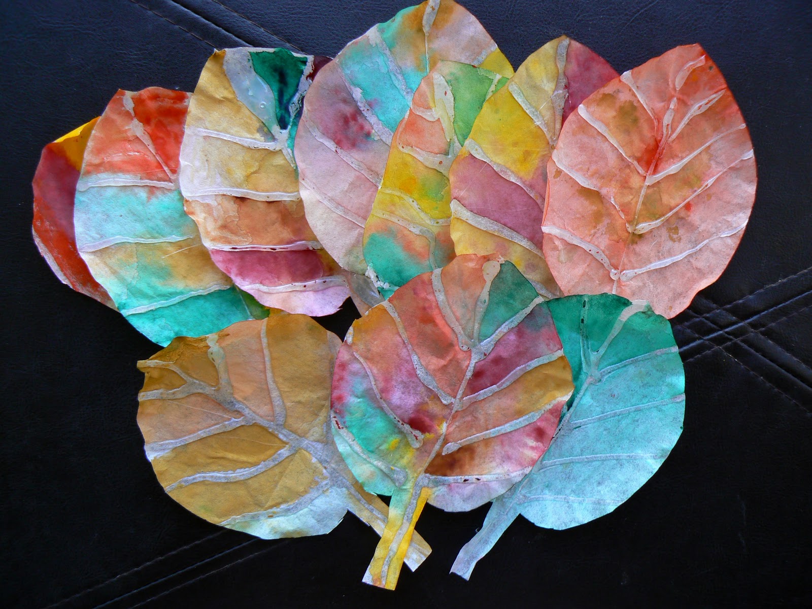 Fun DIY Craft Fall Leaves From Coffee Filter And Watercolor Truly 