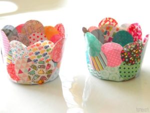 Paper Mache Colorful Confetti Bowls