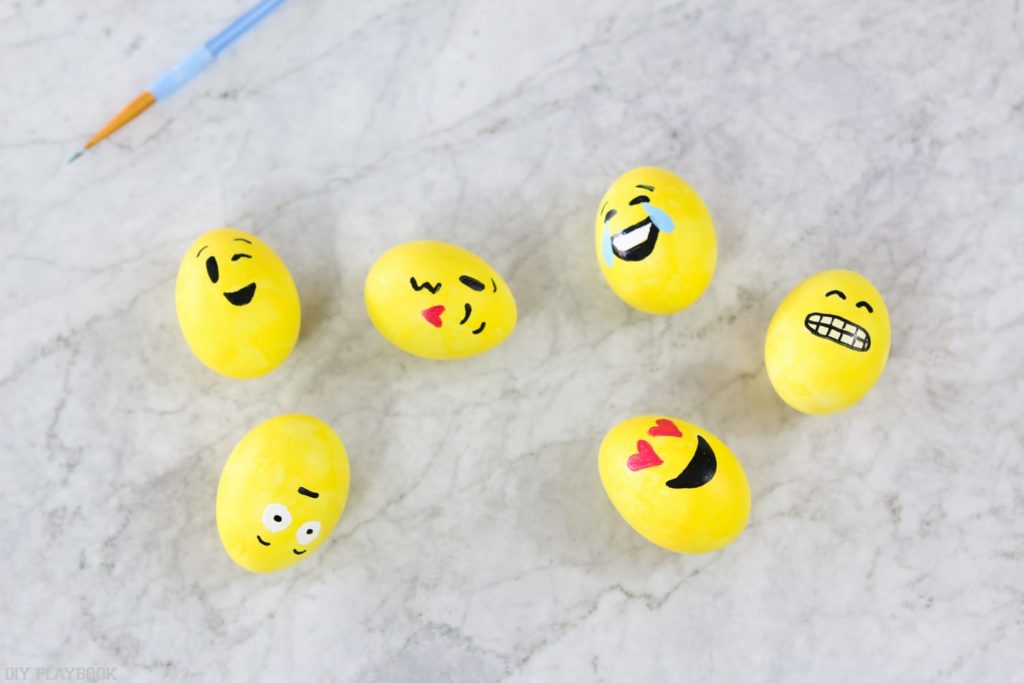 Amusing Emoji Easter Eggs: Wonderful Craft Idea for Happy Easter Celebration