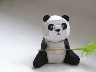 Egg Carton Fighter Panda Po from ‘Kung Fu Panda’