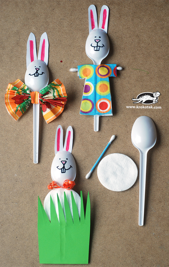 Plastic Spoon Easter Decor Craft: Cheap yet Useful DIY